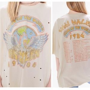 URBAN OUTFITTERS VAN HALEN OVERSIZED TSHIRT